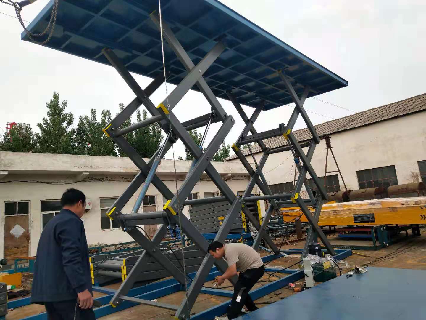 固定剪叉式液壓升降作業平臺